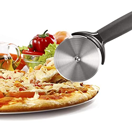 Navani Pizza Cutter, Stainless Steel Pizza Cutter Wheel, Easy to Cut and Clean, Dishwasher Safe,Super Sharp Pizza Slicer, Professional Pizza Knife 8.5 Inch, 2023050601