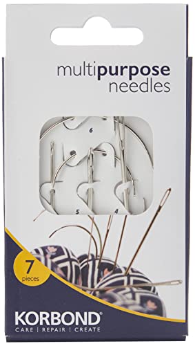 Korbond Multi Purpose Needles 7pcs-K110230, Silver, Multiple