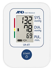 A&D Medical Blood Pressure Monitor BIHS Approved UK Blood Pressure Machine UA-611
