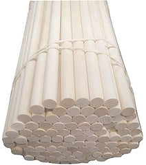 Trustleaf 10mm x 300mm Birch Hardwood Wooden Craft Sticks/Dowels - Seconds* - Pack of 10 Dowels