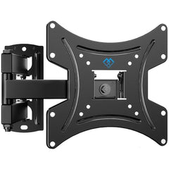 PERLESMITH TV Wall Bracket for Most 13-42 Inch TVs, 20kg Weight Capacity Max VESA 200x200mm, Solid and Sturdy TV Mount with Swivel Tilt Level Tool and Cable Ties PSSFK1-E