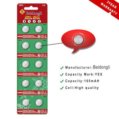 LR44 AG13 357 303 SR44 Battery 1.5V Button Coin Cell Batteries 【3-Year Warranty】
