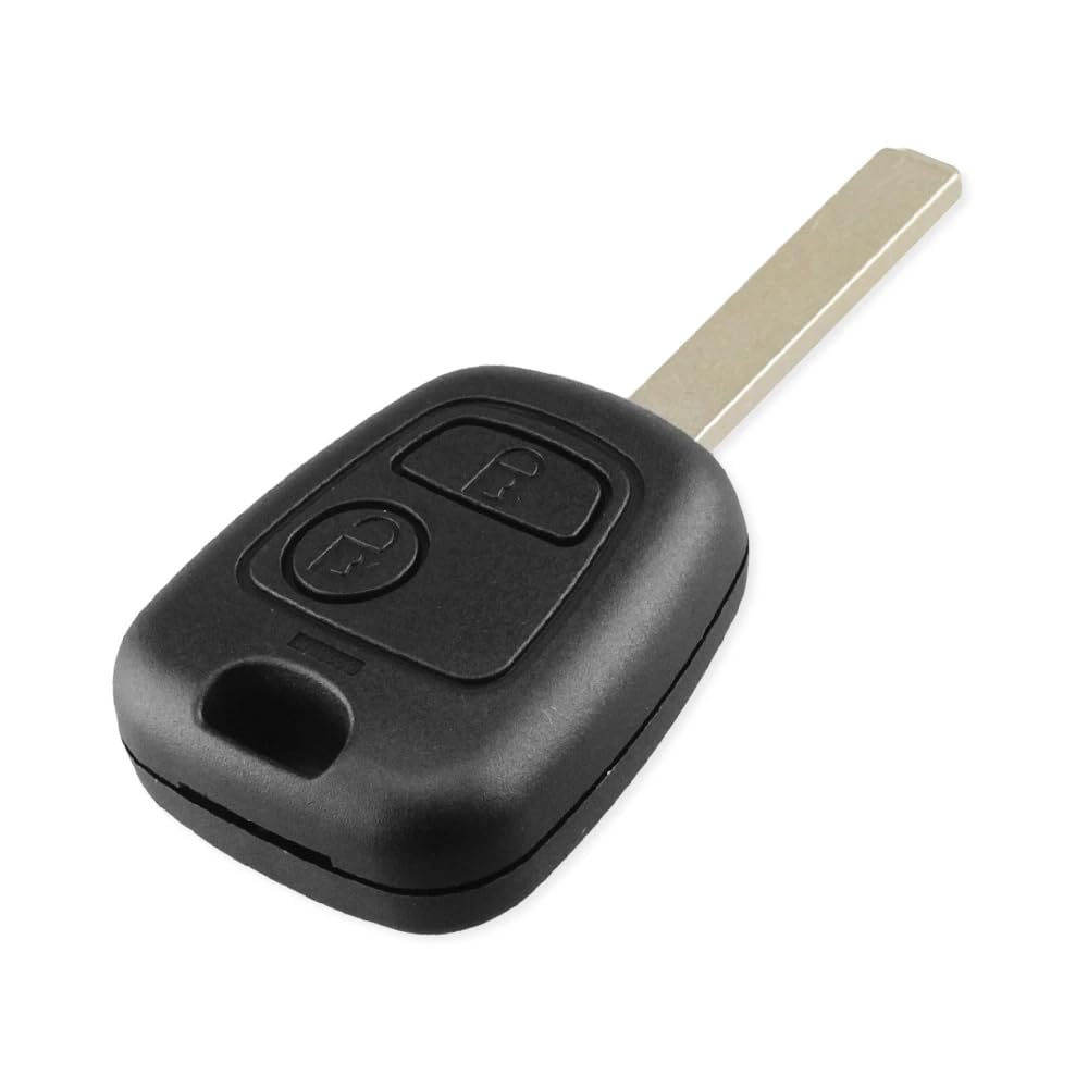 Key Matrix 2 Button Car Key Fob Cover Replacement For Toyota Aygo with blank Blade Remote Key Case Shell