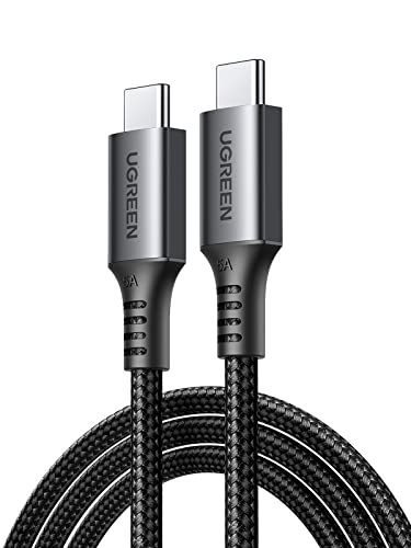 UGREEN USB C to USB C Charger Cable 100W USB C Cable Fast Charge C to C Cable Compatible with iPhone 15 Pro Max, Macbook Pro M3/Air, iPad Pro 2022/Air 5, Galaxy S24 S23 Ultra, Pixel 7 (2M)