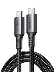 UGREEN USB C to USB C Charger Cable 100W USB C Cable Fast Charge C to C Cable Compatible with iPhone 15 Pro Max, Macbook Pro M3/Air, iPad Pro 2022/Air 5, Galaxy S24 S23 Ultra, Pixel 7 (2M)