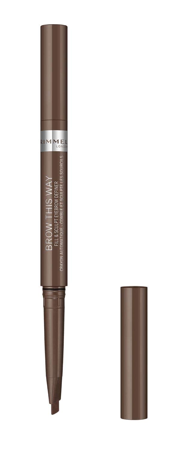 Rimmel London Brow This Way Fill & Sculpt Eyebrow Definer, Pack of 1