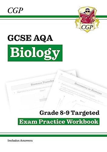 GCSE Biology AQA Grade 8-9 Targeted Exam Practice Workbook (includes answers): for the 2024 and 2025 exams (CGP AQA GCSE Biology)