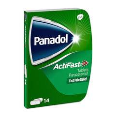 Panadol ActiFast Pain Relief Tablets, Paracetamol Tablets, Pack of 14