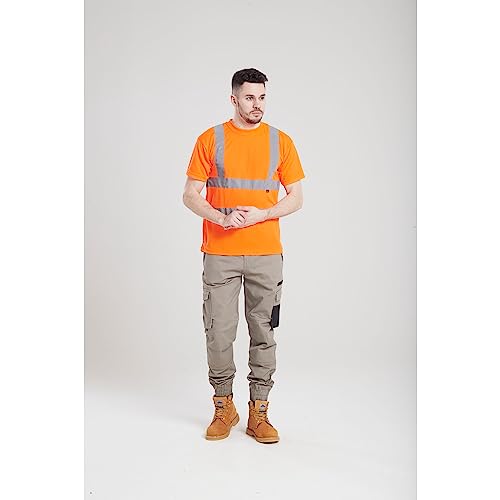 Portwest RT23 High Visibility Rail T-Shirt Orange, Medium