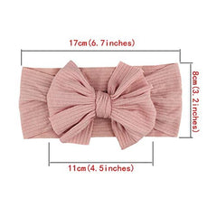 Yueshop Baby Headbands 6PCS Bow Knot Newborn Headband Super Soft Flexibility Nylon Hair Band with Six Colors Great for Baby Photography Props Accessories