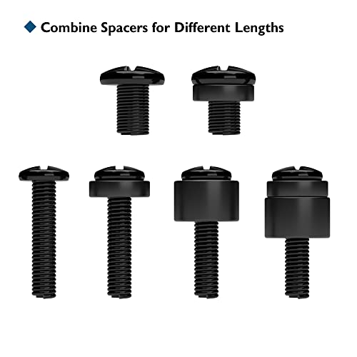 BONTEC Universal TV Mounting Hardware Kit Compatible with Most TVs Up to 80 inch, Includes M4, M5, M6, & M8 TV Screws, Washers & Spacers, Works with Any TV Wall Bracket, Monitor & TV Stand