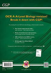 A-Level Biology: OCR A Year 1 & 2 Complete Revision & Practice w/Online Edition (For exams in 2024) (CGP OCR A A-Level Biology)