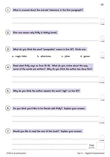 KS2 English Year 3 Reading Comprehension Targeted Question Book - Book 2 (with Answers) (CGP Year 3 English)