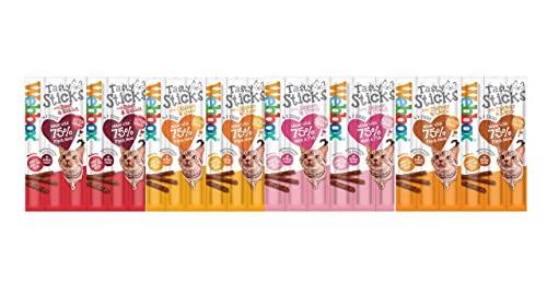 Webbox Cats Delight Tasty Sticks Chews Treats Variety Pack 4 x 6 (24 Sticks)