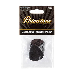 Jim Dunlop 477P307 Primetone Large Round Tip Guitar Pick Player Pack (Pack of 3)