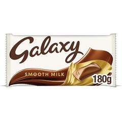 Galaxy Smooth Milk Chocolate Bar, Chocolate Gift, Sharing Bar, 180g