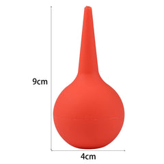 MEISH 30ml Ear Syringe Bulb Ear Cleaner Bulb Rubber Washing Squeeze Bulb Ear Wash Bulb Reusable Ear Cleaner for Earwax Removal (Red)