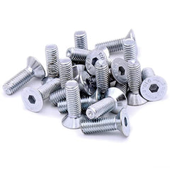 M8 (8mm x 30mm) Hex Socket Countersunk Machine Screw (Bolt) - Steel (Pack of 20)