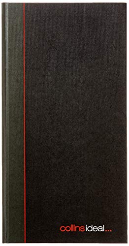 Collins Ideal Double Cash Manuscript Book - 192 Pages, Black