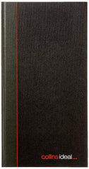 Collins Ideal Double Cash Manuscript Book - 192 Pages, Black