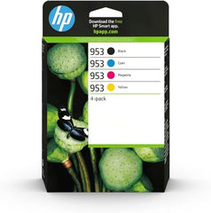 HP 6ZC69AE 953 Original Ink Cartridges, Black/Cyan/Magenta/Yellow, Multipack