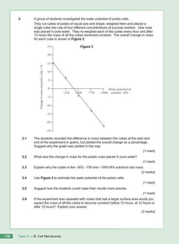 A-Level Biology for AQA: Year 1 & 2 Student Book with Online Edition: course companion for the 2024 and 2025 exams (CGP AQA A-Level Biology)