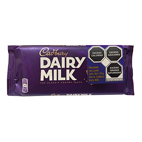 Cadbury Dairy Milk Chocolate Bar 110g (Pack of 2)