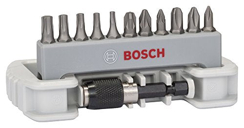 Bosch Accessories 11and1 pcs. Screwdriver Bit Set Extra Hard (PH, PZ, T-Bit, Accessories Rotary Drill and Screwdriver)