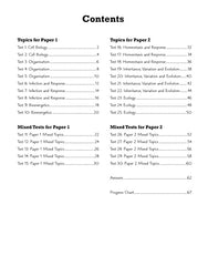 GCSE Biology: AQA 10-Minute Tests (includes answers): for the 2024 and 2025 exams (CGP AQA GCSE Biology)