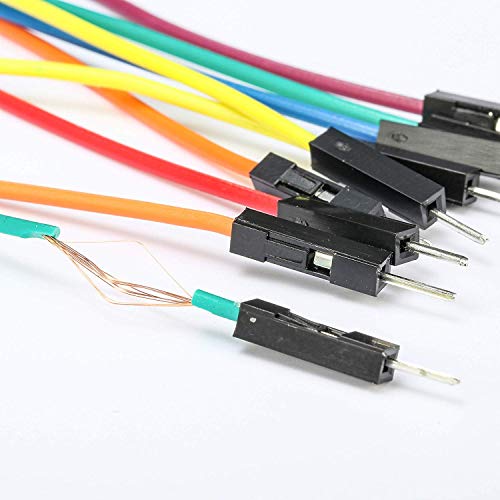 DEYUE 3 Set Standard Jumper Wires Plus 3 Set of Solderless Prototype Breadboard 830 tie Points Breadboard   3 Set of M/F, M/M, F/F - Each 40pin Electronic Jumpers Wire