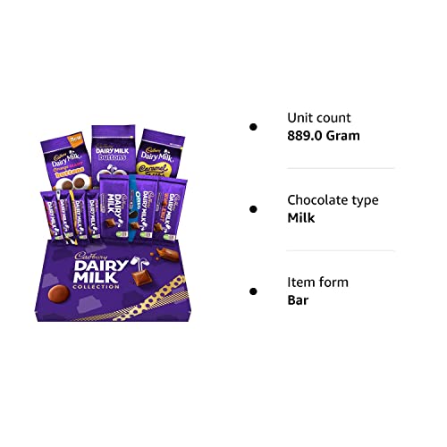 Cadbury Dairy Milk Big Night In Chocolate Hamper, Gift Box of 10 Assorted Bars and Bags, 1.04 Kg Bulk Box, Selection