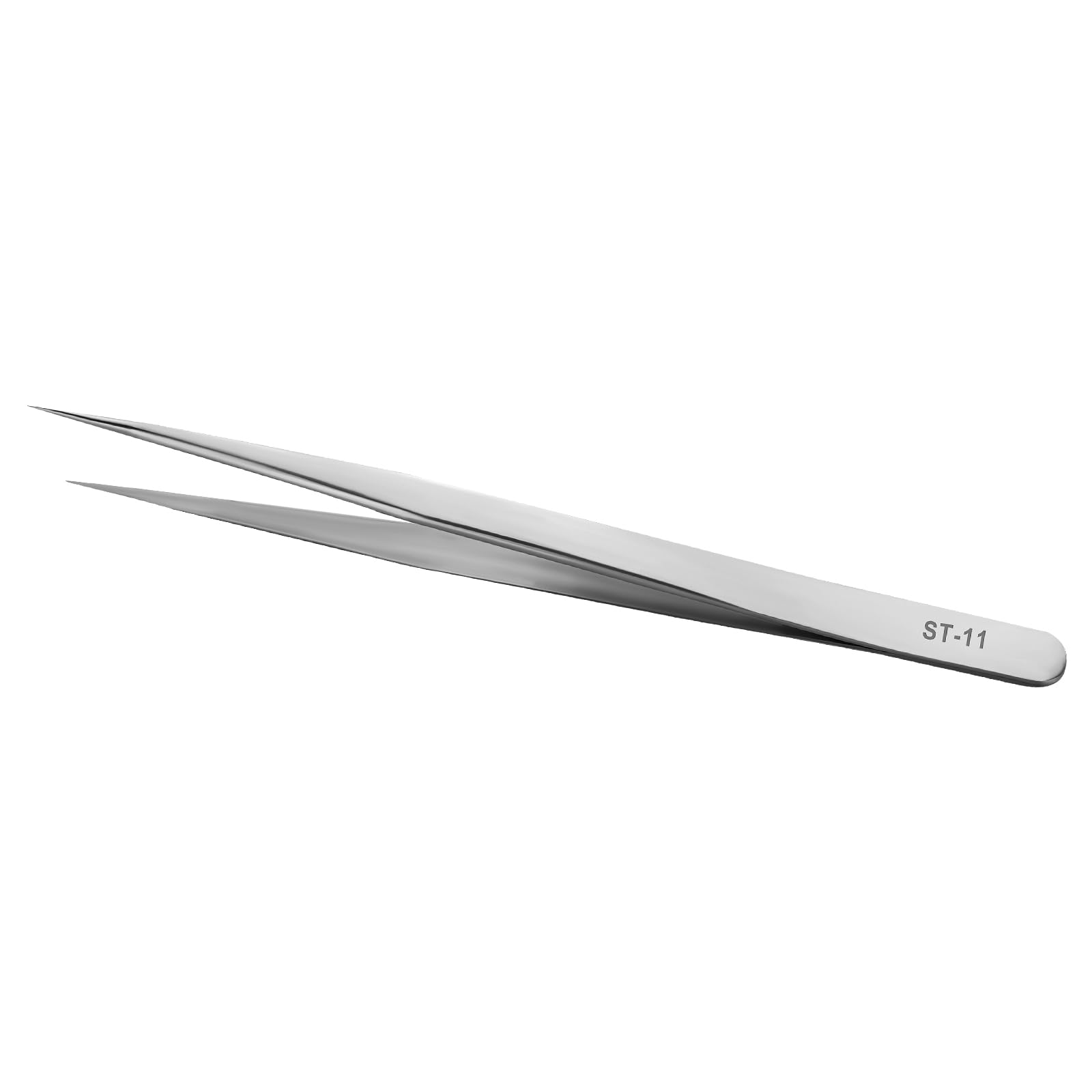 Ainiv Precision Tweezers, Stainless Steel Pointed Tweezers, Sewing Machine Tweezers, Non-Magnetic Industrial Tweezers for Craft, Electronics, Soldering, Medical and Experimental Work, Jewelry