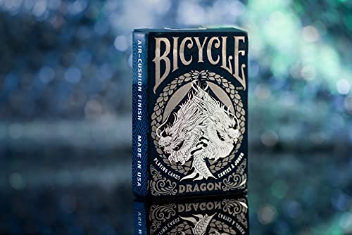 Bicycle Dragon Playing Cards - 1 Deck, Air Cushion Finish, Professional, Superb Handling & Durability, Great Gift For Card Collectors