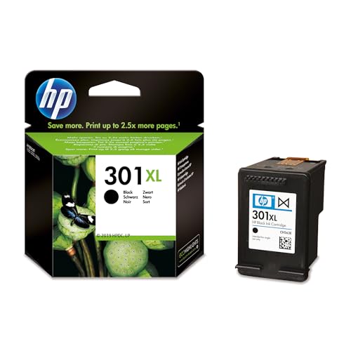 HP 301XL Original Ink Cartridge CH563EE UUS Black High Capacity 430 Pages, 1-Pack