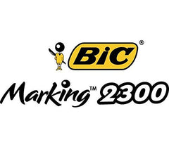 Bic Marking 2300 Permanent Marker Pens Pack of 3 PTE mm Wide Black