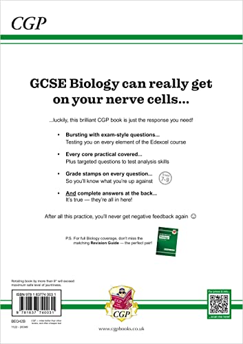 New GCSE Biology Edexcel Exam Practice Workbook (includes answers): for the 2024 and 2025 exams (CGP Edexcel GCSE Biology)