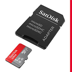 SanDisk Ultra 1TB microSDXC Memory Card and SD Adapter with A1 App Performance Up to 120 MB/s, Class 10, U1