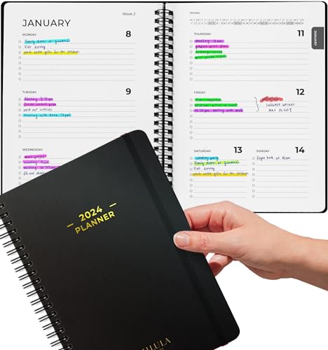 2024 Diary A5 Week to View Planner   Minimalist Diary 2024   Weekly Planner A5 Size   Work & Personal Organization   Work Diary & Planner  Appointment Calendar 2024