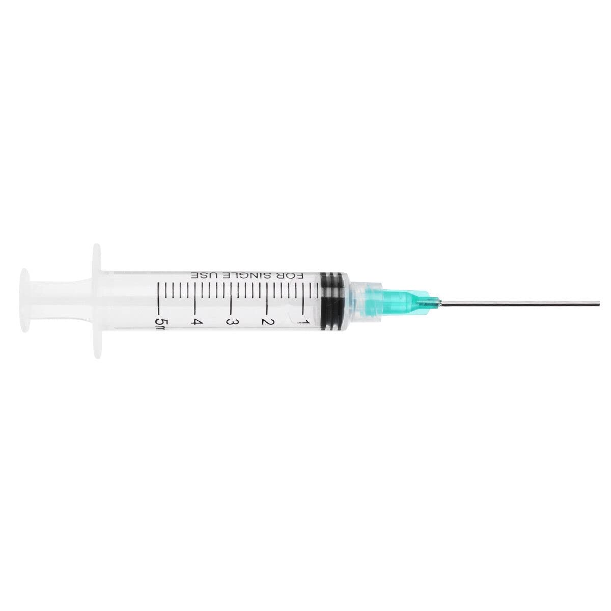 5 Pack 5ml Ink Filling Syringe Luer Lock Plastic Syringes With Platic 1.5'' Blunt Needle Tip For Liquid Glue Oil Ink