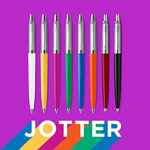 Parker Jotter Originals Ballpoint Pen - Frosty Purple Finish - 60s Pop Art Collection - Blue Ink - Gift Boxed