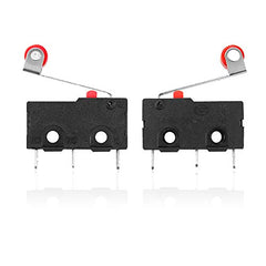 InduSKY 10Pcs Micro Limit Switch with Momentary Roller Lever Arm AC 250V 5A SPDT 1NO 1NC Snap Action Micro Switches