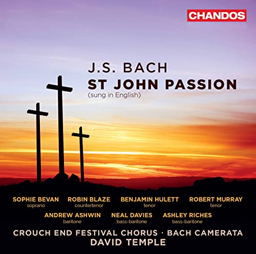 BACH:ST JOHN PASSION (SUNG IN ENGLISH)