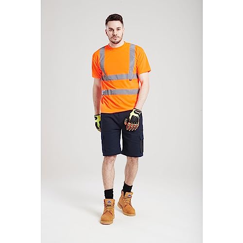 Portwest RT23 High Visibility Rail T-Shirt Orange, Medium