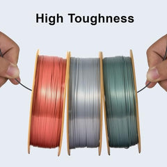 ERYONE Silk PLA Filament 1.75mm, 3D Printer Filament PLA, -0.03mm, 1kg(2.2lbs)/Spool, Silk Silver