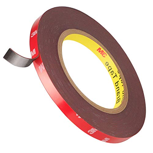 Emitever Double Sided Tape Heavy Duty Mounting Tape - 32 Ft x 0.4 Inch, Strong Adhesive Double Sided Foam Tape For Outdoor Indoor Home Office Decor and LED Strip Lights, Made of 3M VHB Tape