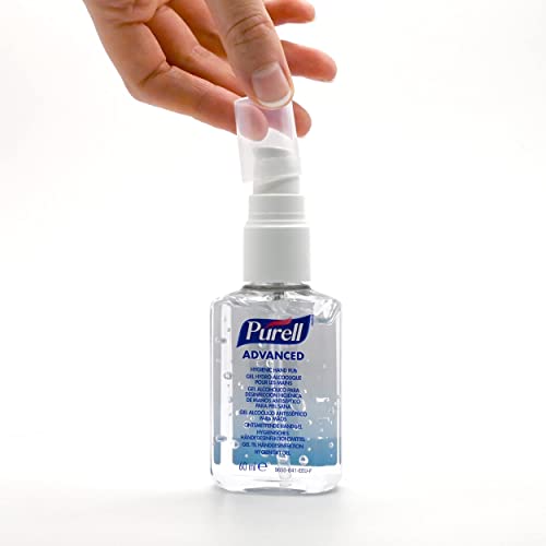 PURELL ADVANCED HAND SANITISER GEL 60mL, Portable Pump Bottle. Hand Sanitizer Gel kill 99.99% of most common germs. 70% alcohol formulation with moisturisers