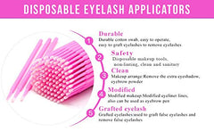 Botanique 200pcs Micro Applicator Brushes, Disposable Eye Extension Brushes, Micro Make Up Mascara Brushes, Oral and Dental, Colour Green