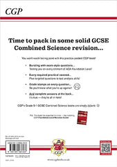 GCSE Combined Science AQA Exam Practice Workbook - Foundation (includes answers): for the 2024 and 2025 exams (CGP AQA GCSE Combined Science)