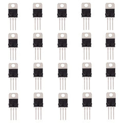 BOJACK IC L7805CV Voltage Regulator Output 5 V 1.5 A Integrated Circuits L7805 Linear Positive Voltage Regulators TO-220(Pack of 20 pcs)