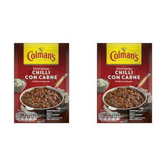 Colman's Chilli Con Carne Recipe Mix perfect with white rice quick to prepare chilli mix 50 g (Pack of 2)